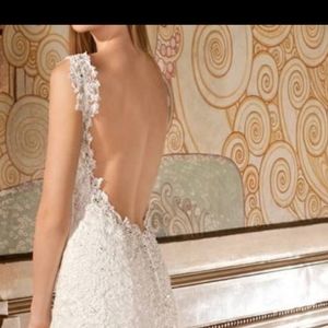 Size 10 White Low-Back Wedding Dress